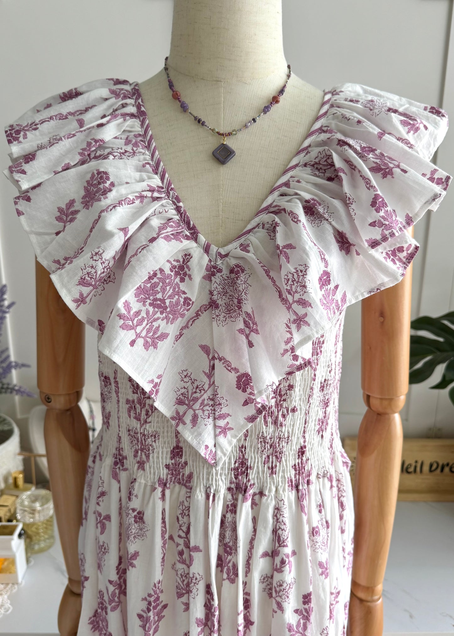Pauline Dress - Blush Blossom