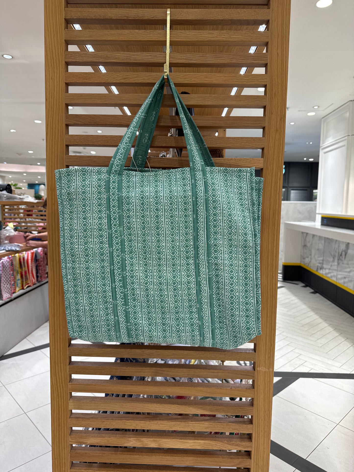 LARGE SIZE HANDBLOCK COTTON BAG
