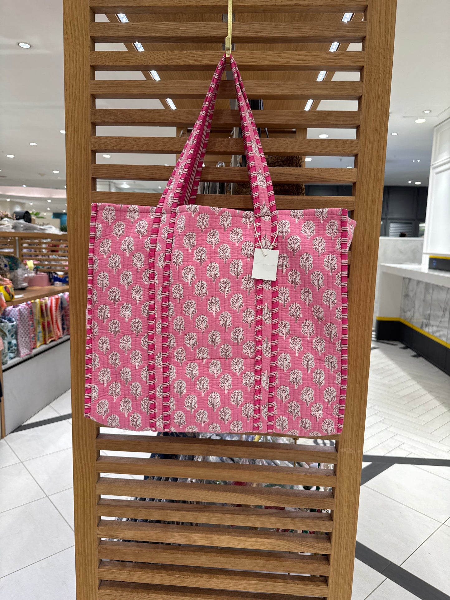 LARGE SIZE HANDBLOCK COTTON BAG