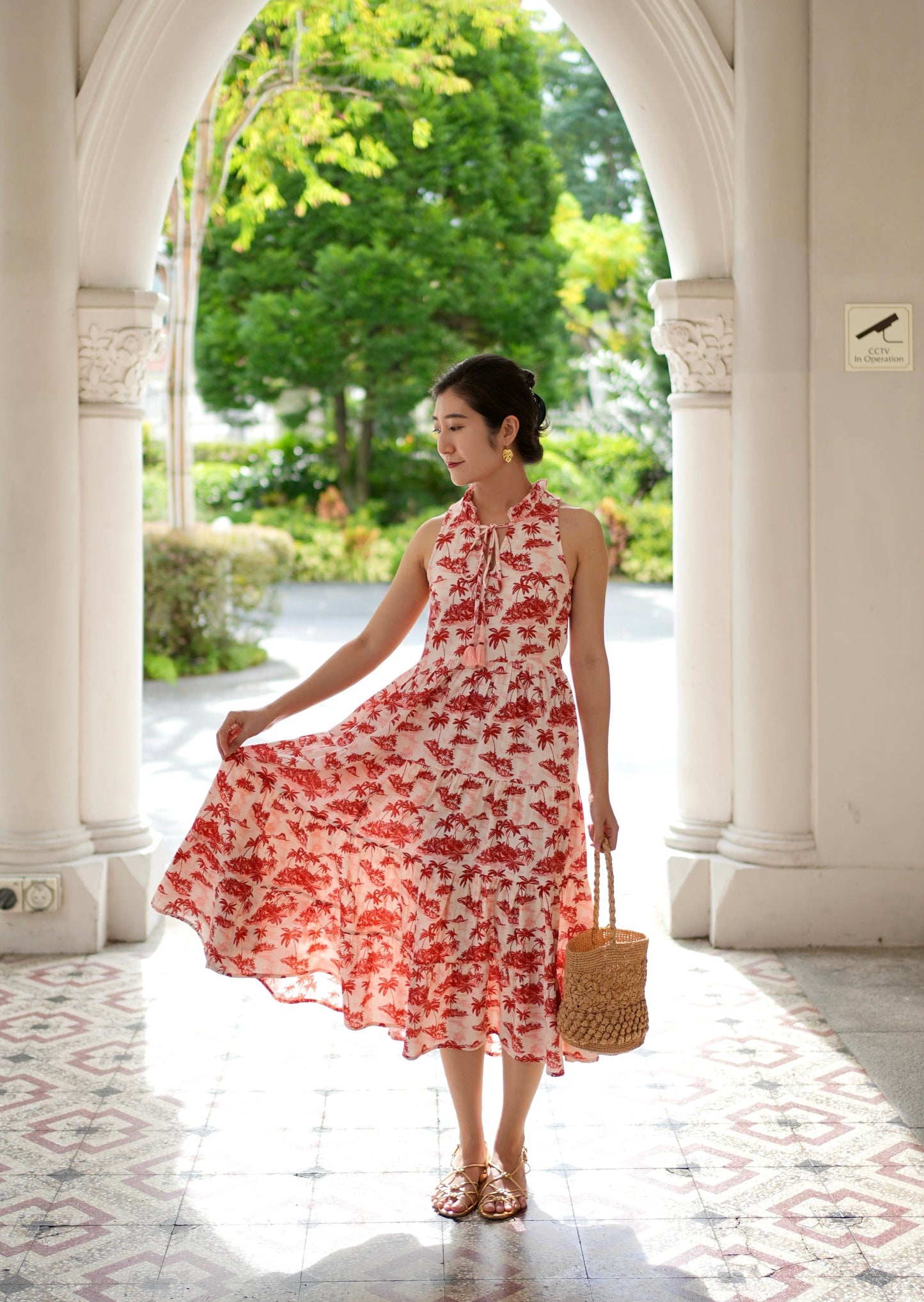 Lara Dress - Pink Oasis