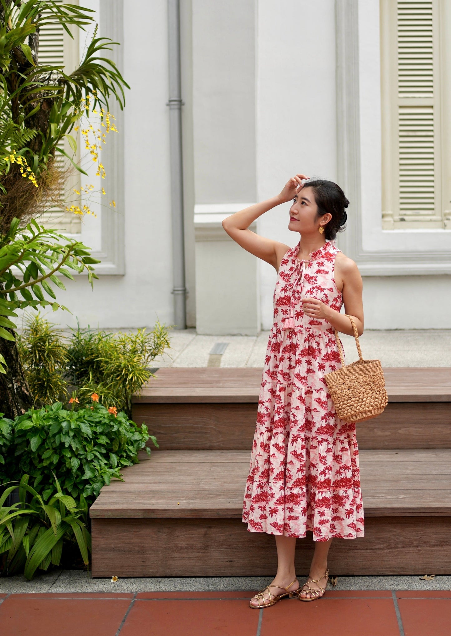 Lara Dress - Pink Oasis