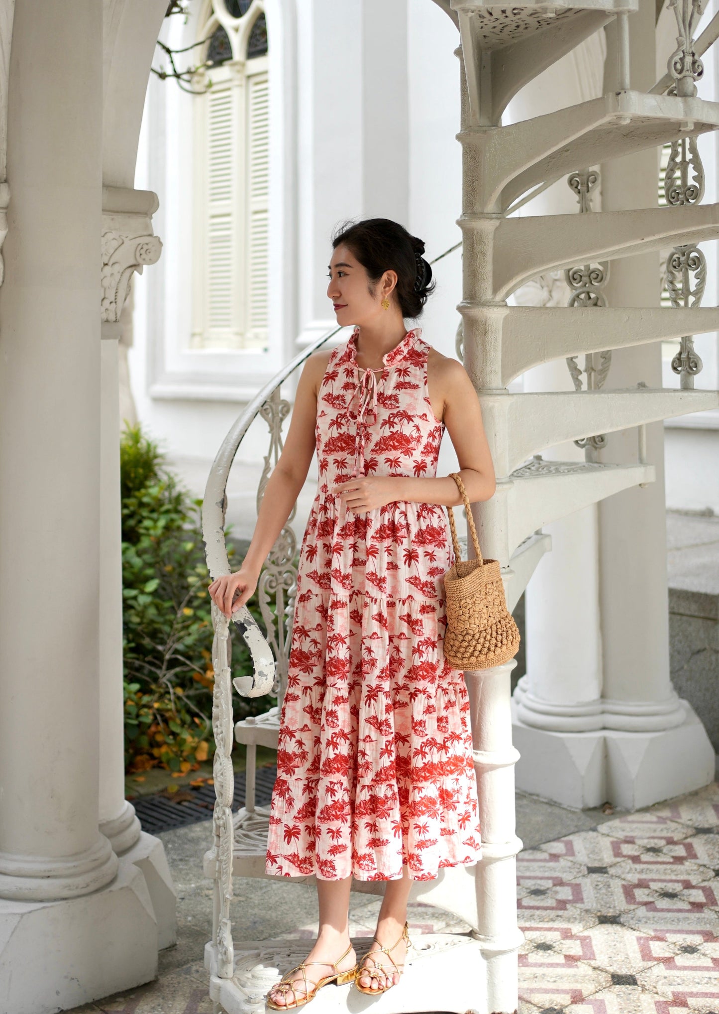 Lara Dress - Pink Oasis