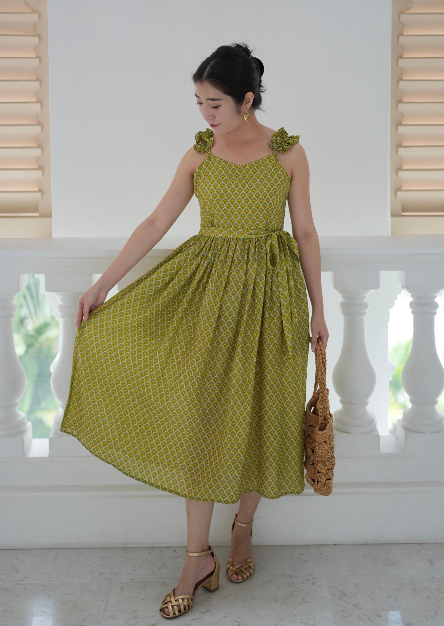 Jade Dress - Citron Lemon