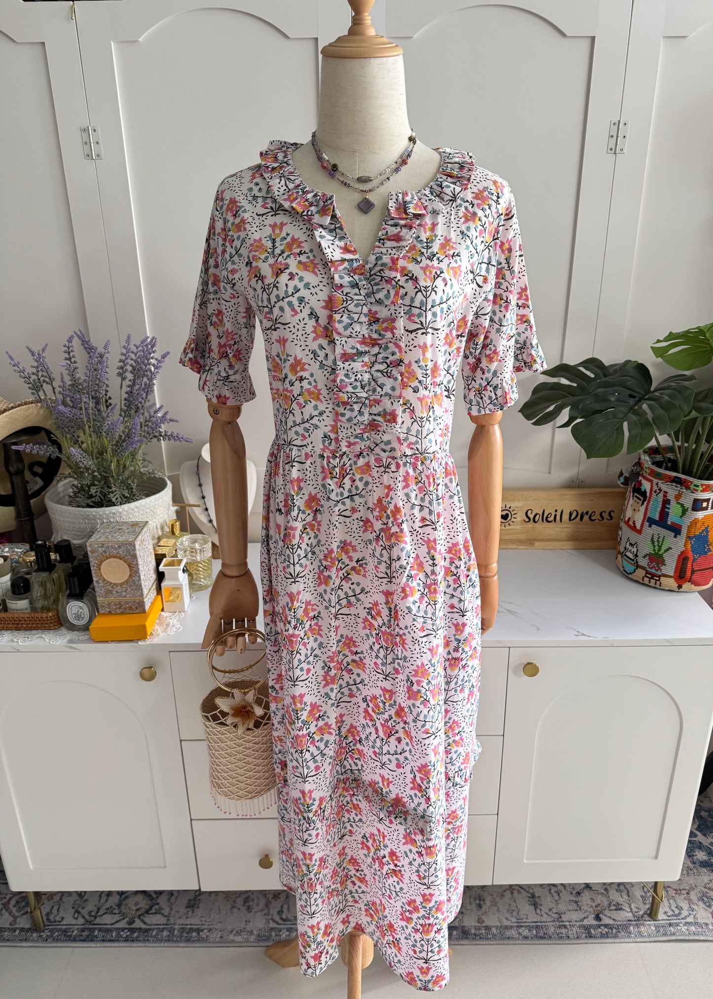 Jacqueline Dress - Petal Pink