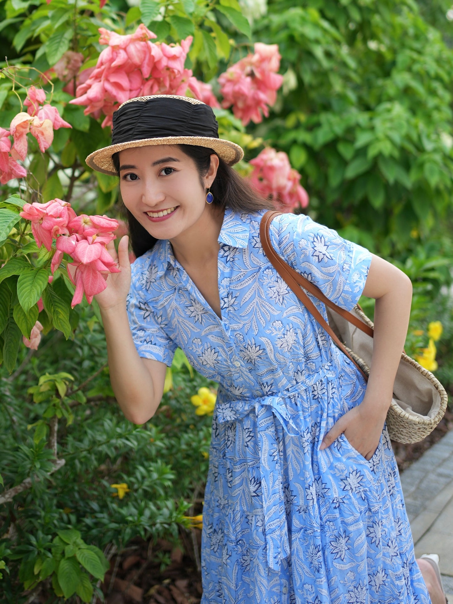 Whitney Shirt Dress - Fresh Blue