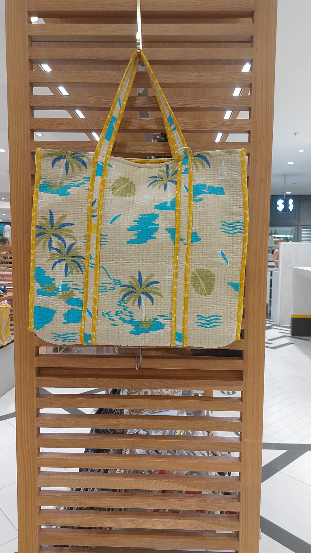 LARGE SIZE HANDBLOCK COTTON BAG