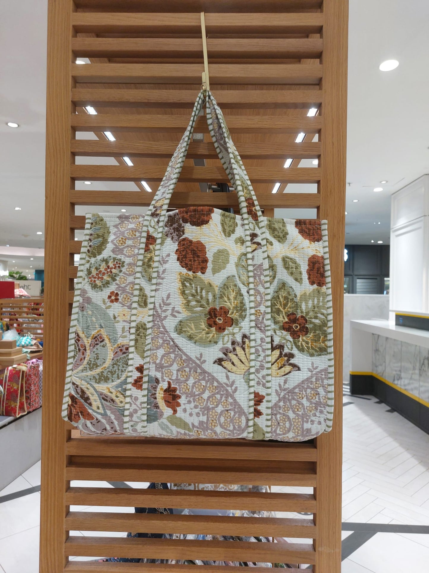 LARGE SIZE HANDBLOCK COTTON BAG