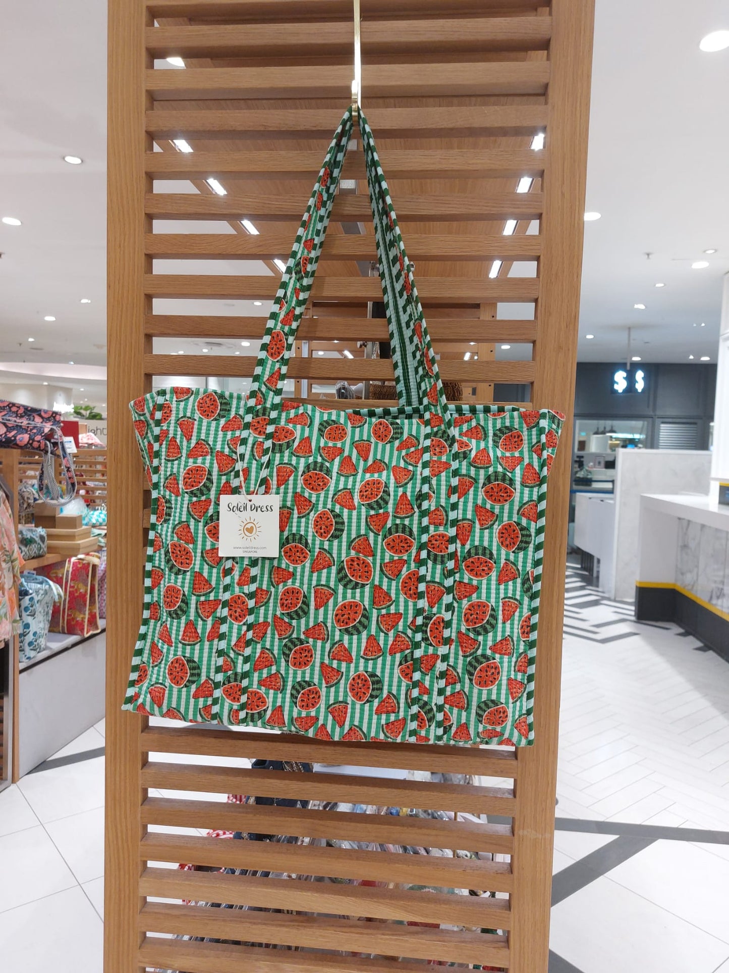 LARGE SIZE HANDBLOCK COTTON BAG