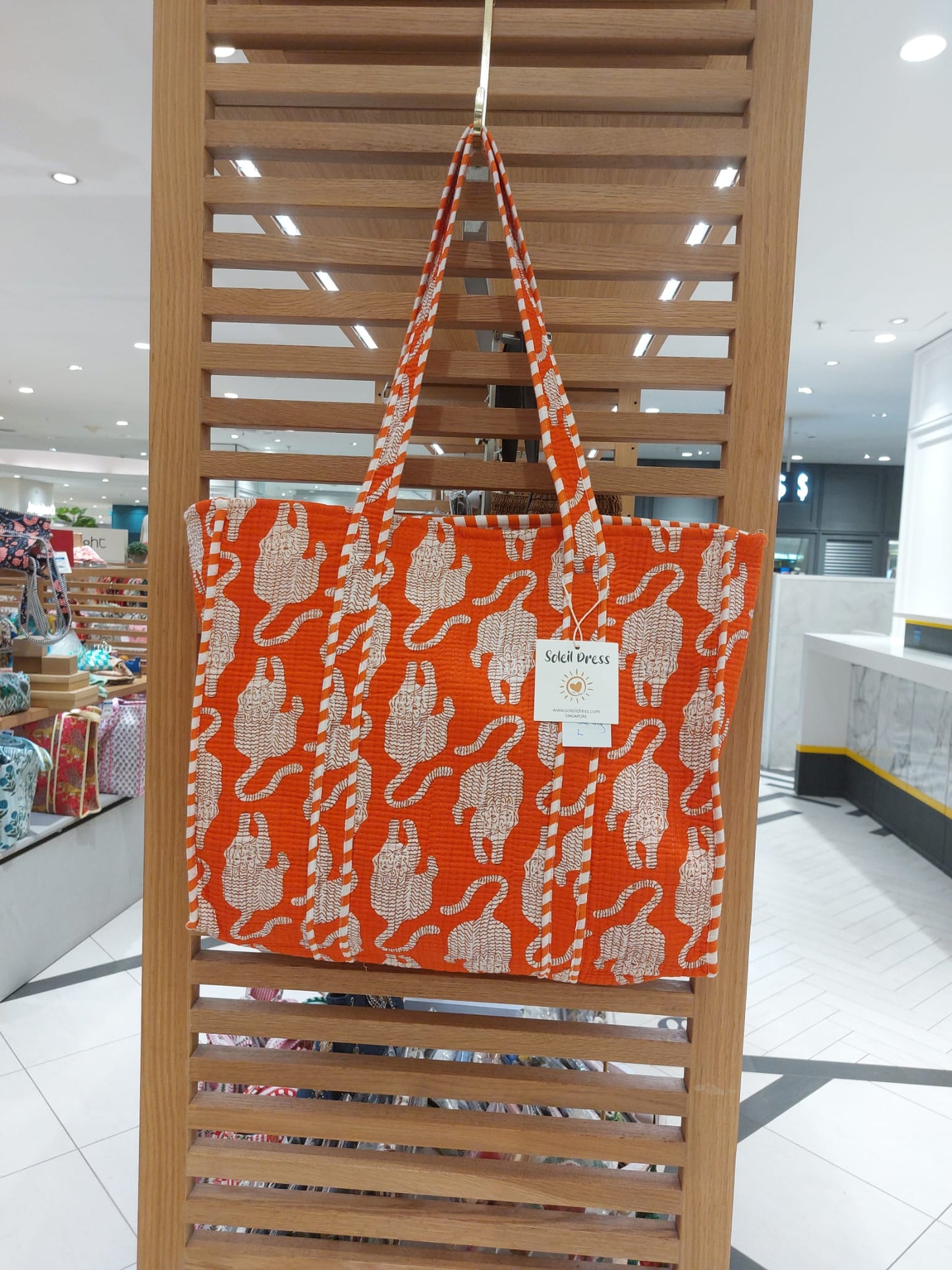 LARGE SIZE HANDBLOCK COTTON BAG