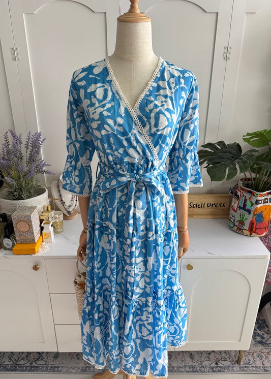 Margot Dress - Blue Breeze