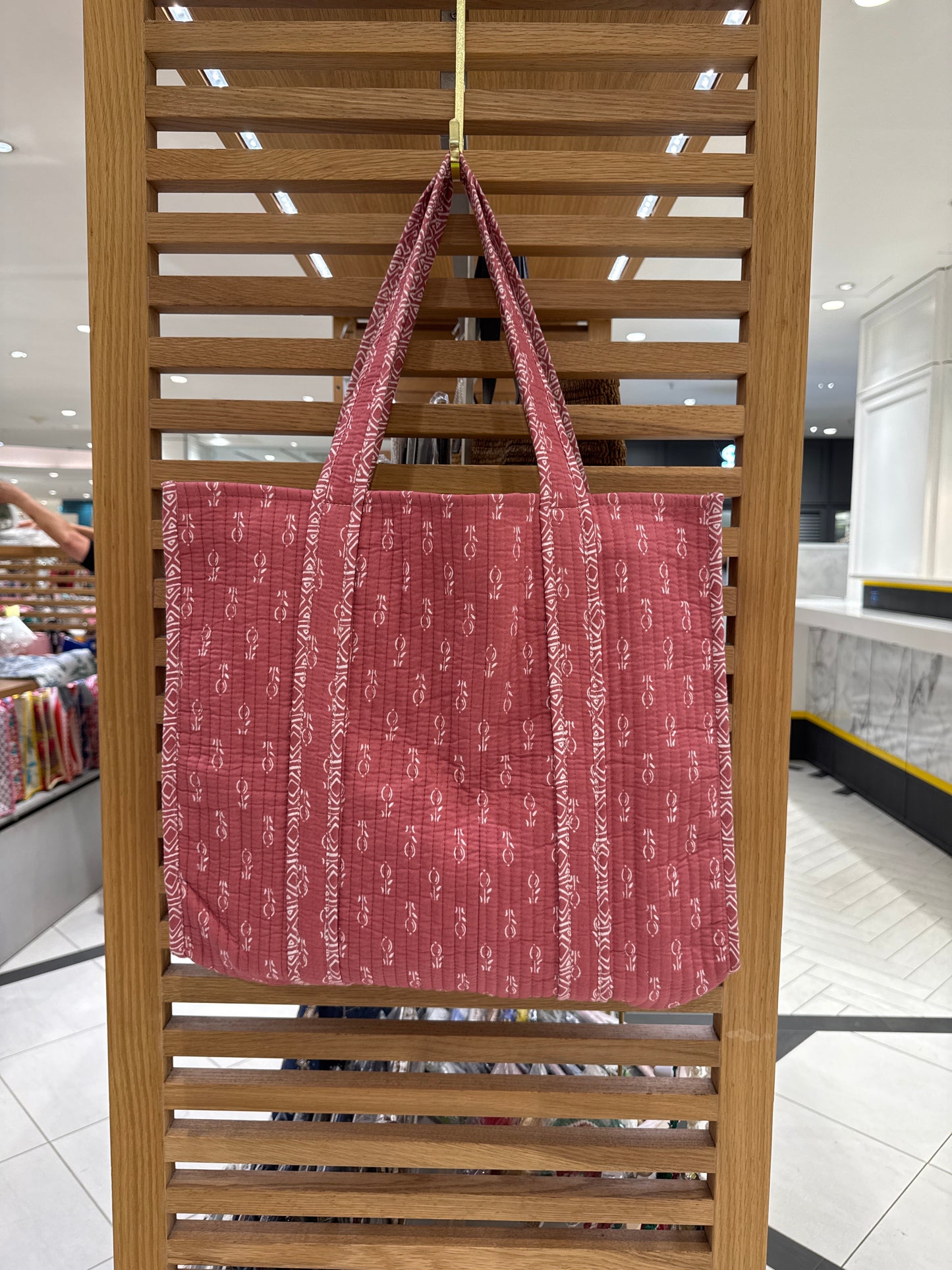 LARGE SIZE HANDBLOCK COTTON BAG