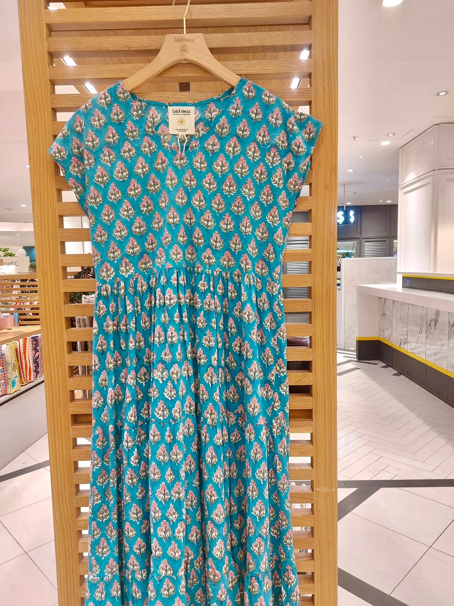 Freya Dress I Turquoise