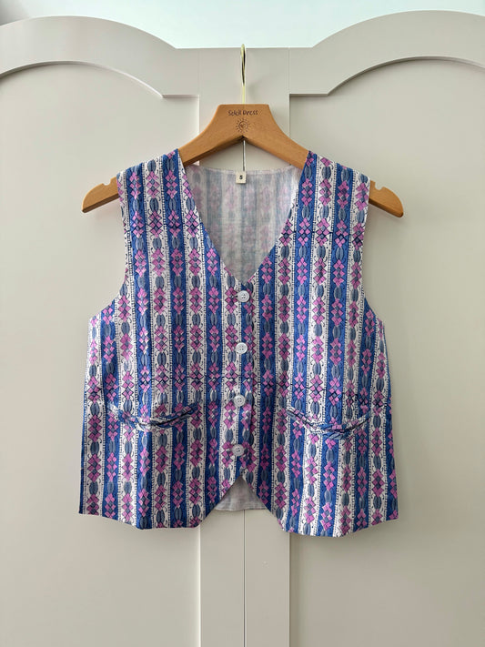 Ayla Vest - French Violet