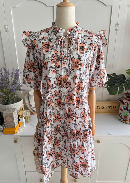 Rita Dress - Peach Blossom