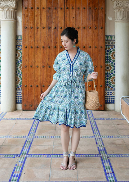 Rosalie Dress - Turquoise