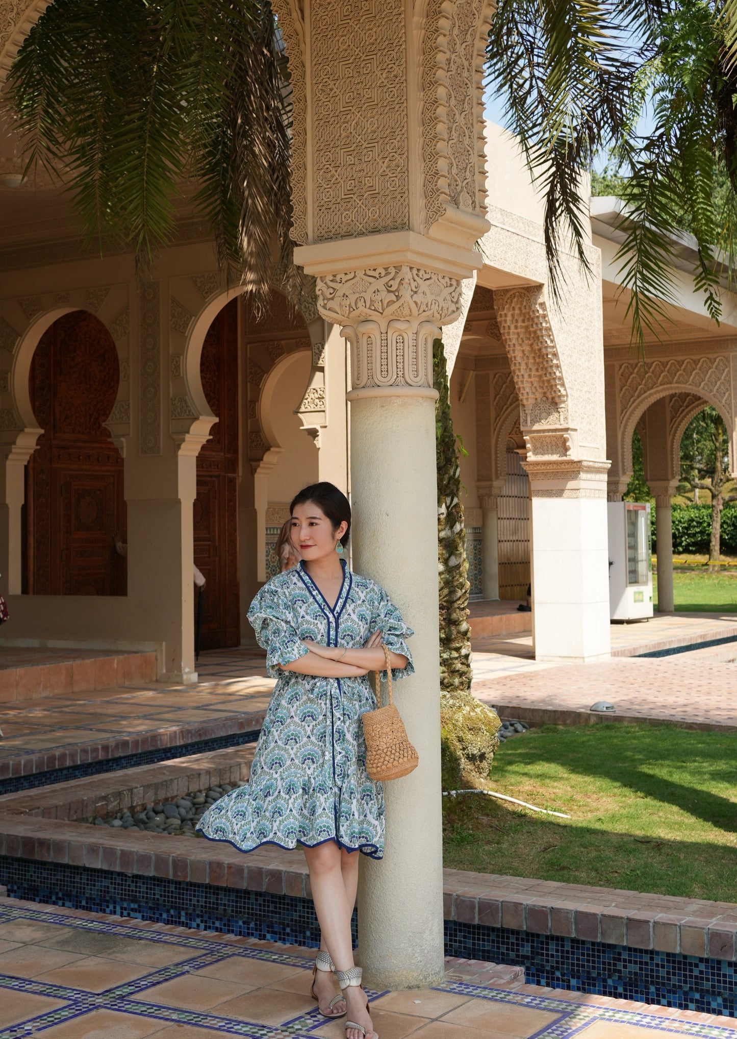 Rosalie Dress - Turquoise