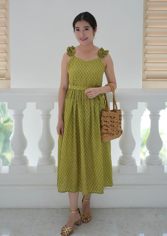 Jade Dress - Citron Lemon