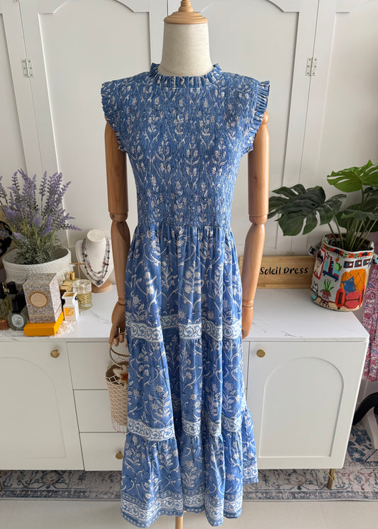 Jarvis Dress - Blue Jasmine