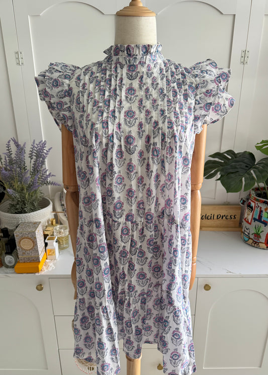 Zoe Dress - Vanilla Orchid