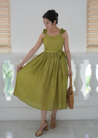 Jade Dress - Citron Lemon