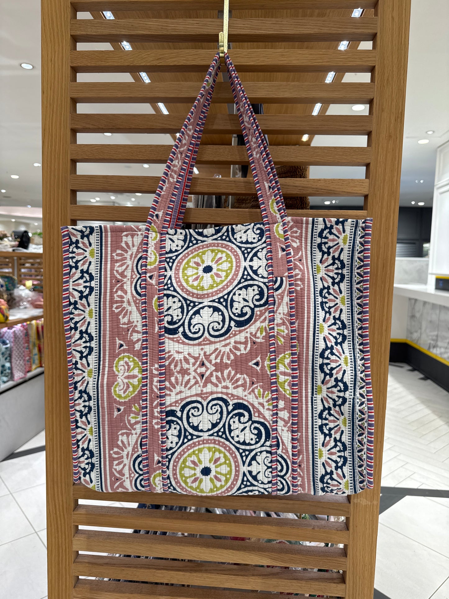 LARGE SIZE HANDBLOCK COTTON BAG