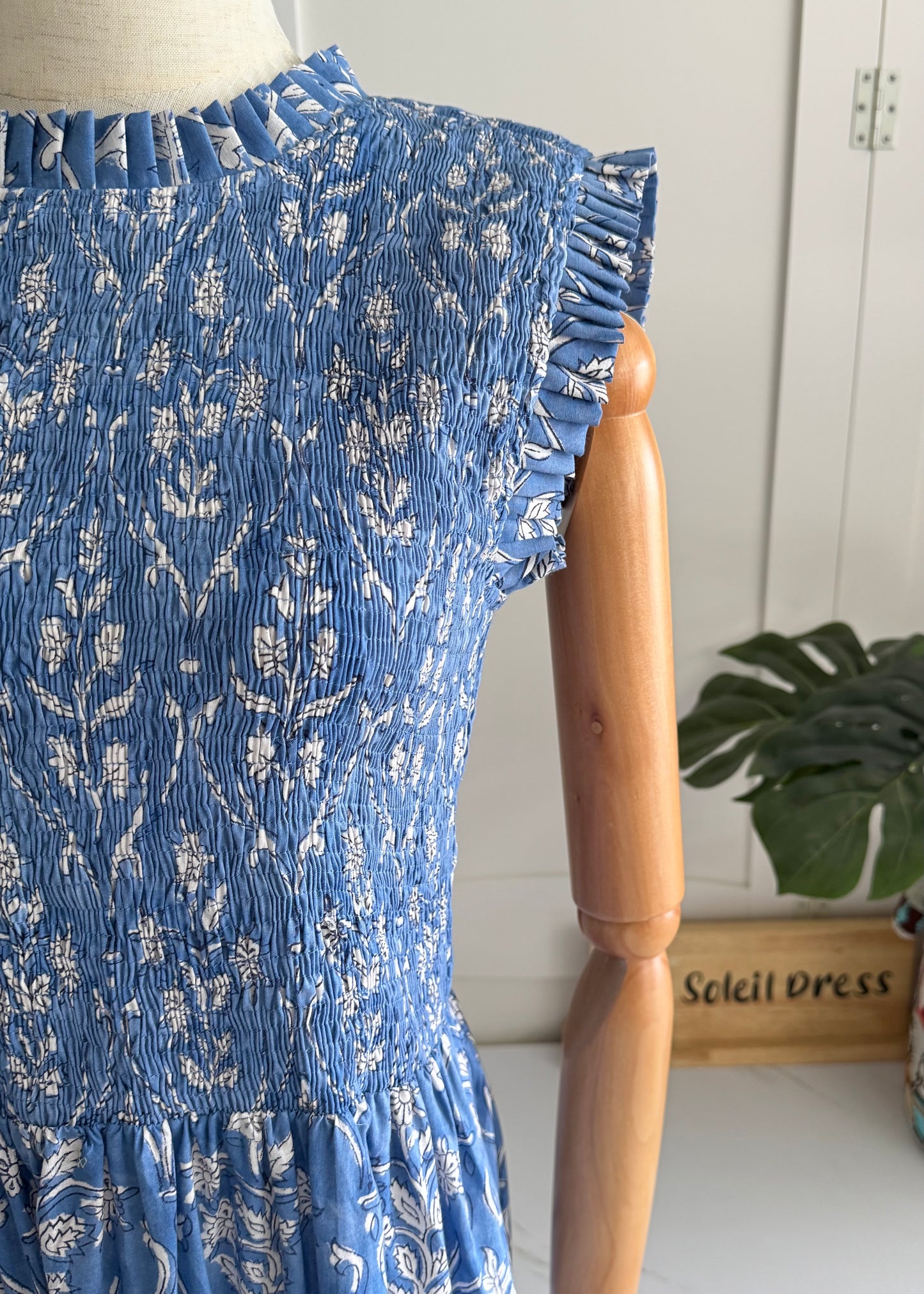 Jarvis Dress - Blue Jasmine