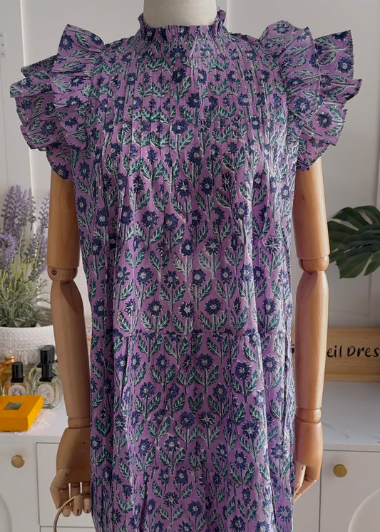 Zoe Dress - Royal Violet