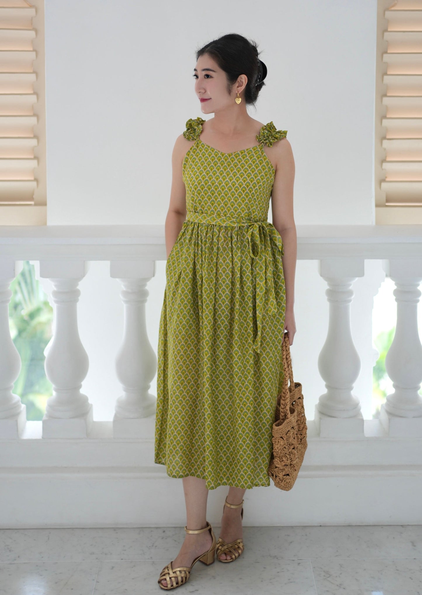 Jade Dress - Citron Lemon