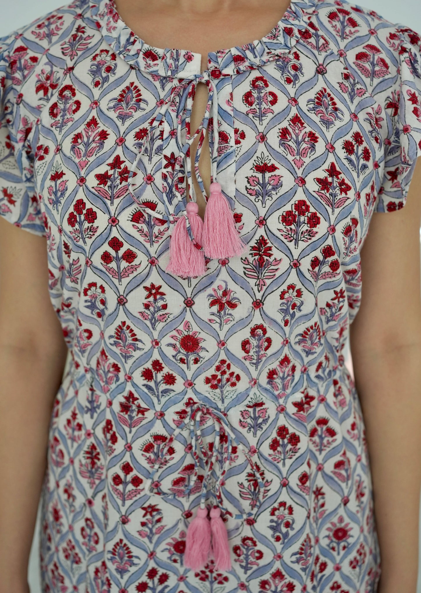 Kasey Dress - Ruby Blossom