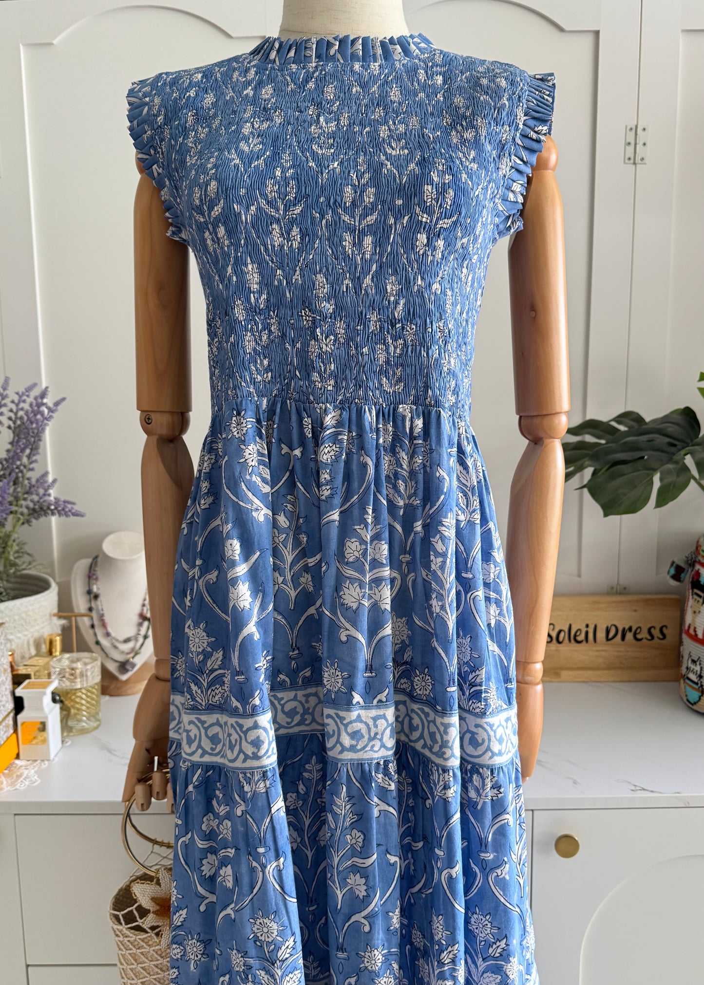 Jarvis Dress - Blue Jasmine