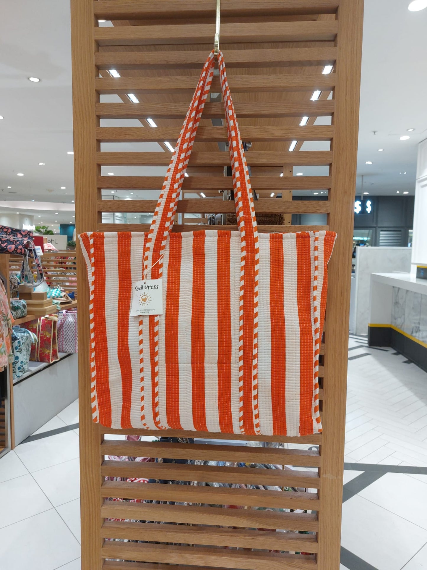 LARGE SIZE HANDBLOCK COTTON BAG