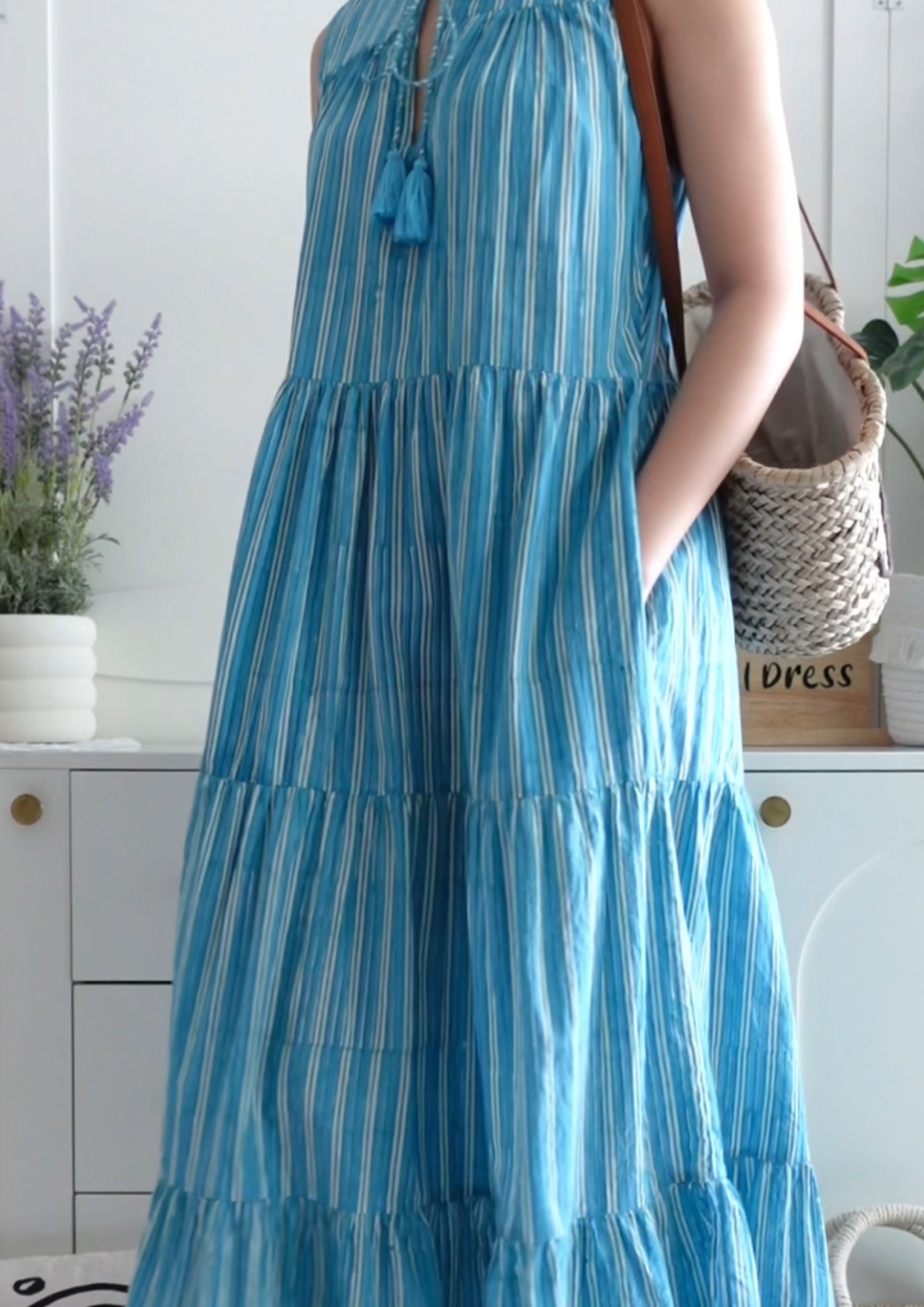Talia Dress - Azure