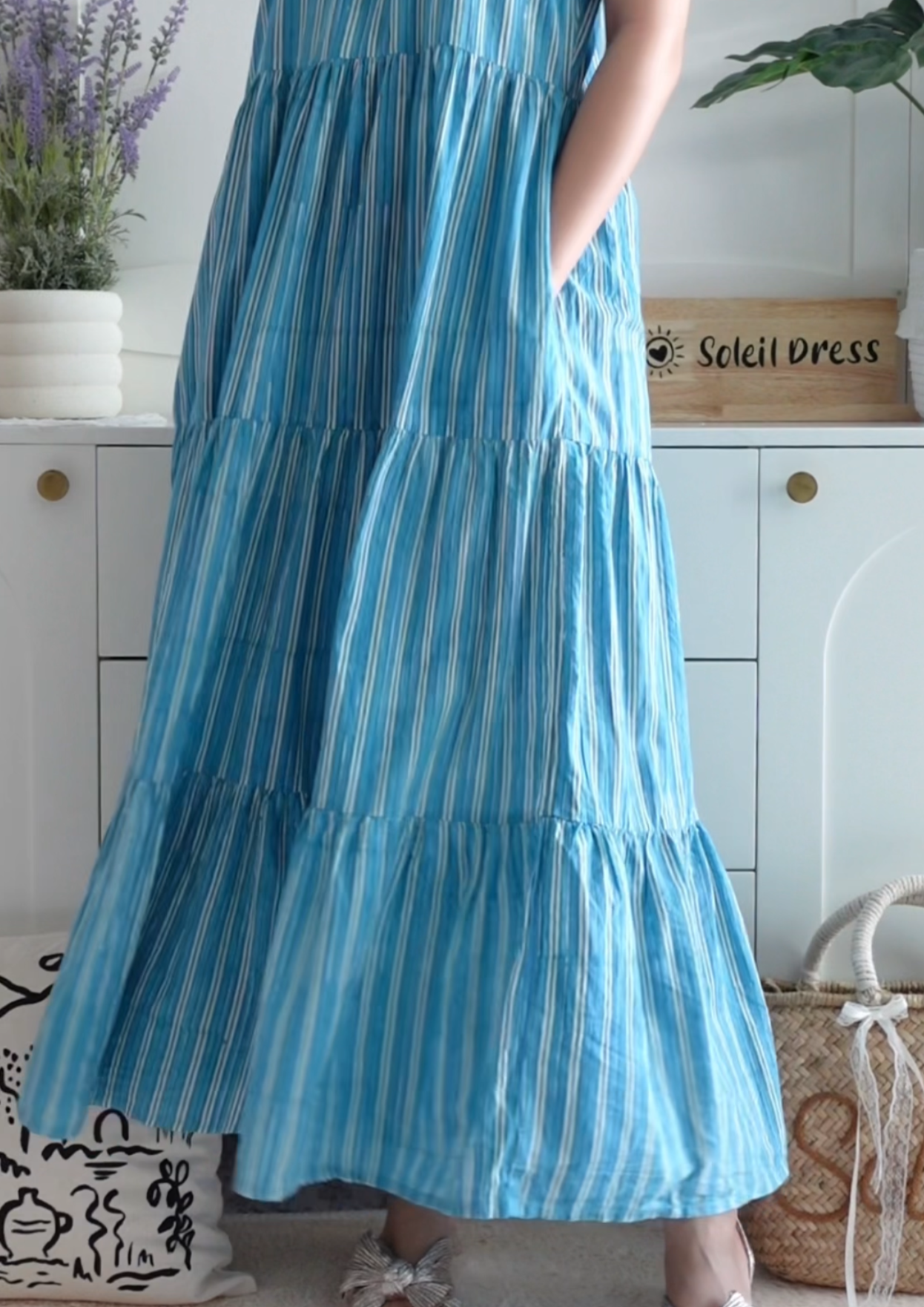 Talia Dress - Azure