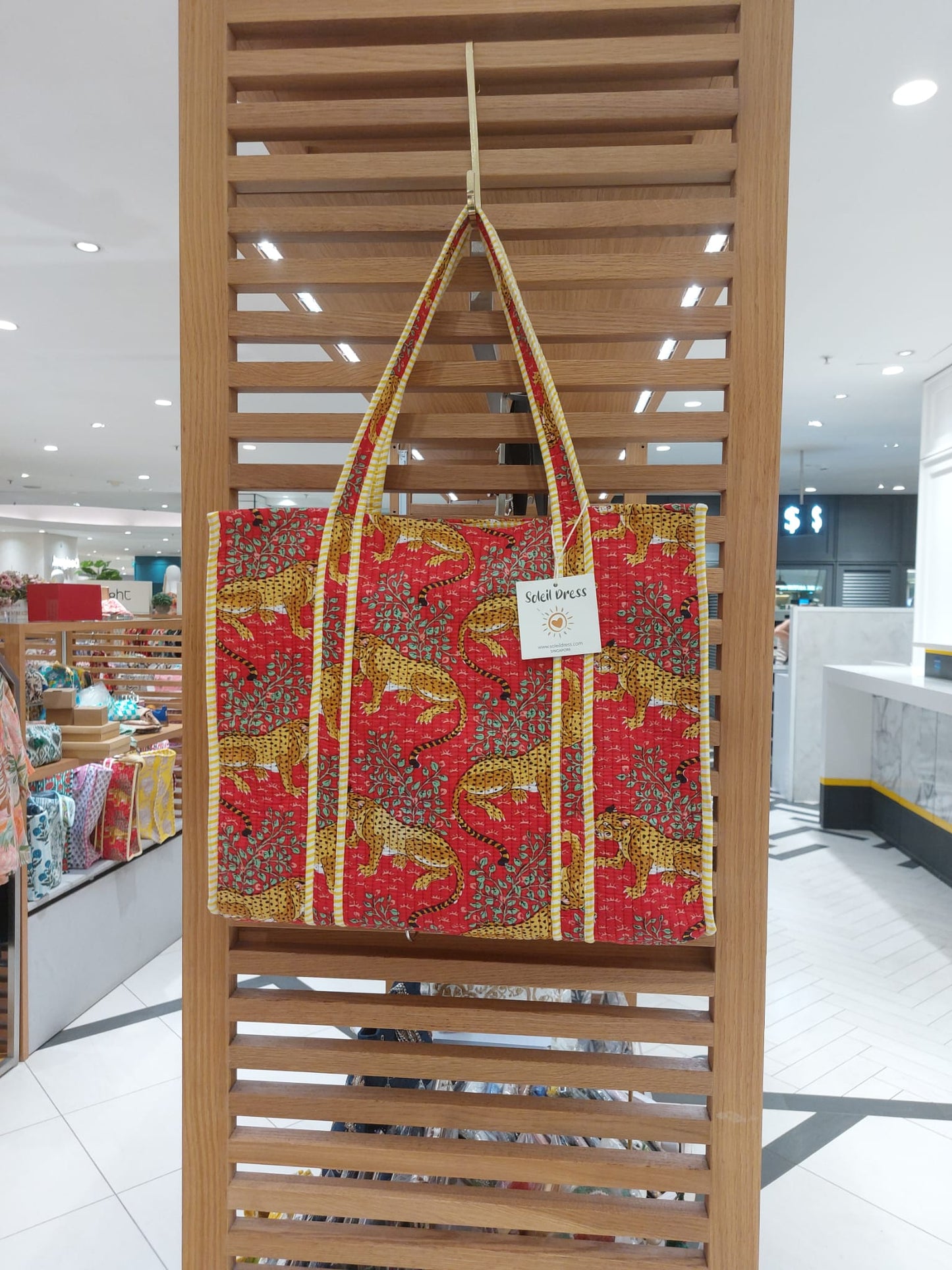 LARGE SIZE HANDBLOCK COTTON BAG