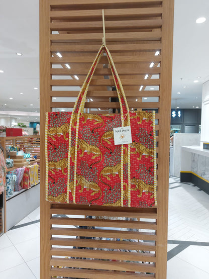 LARGE SIZE HANDBLOCK COTTON BAG