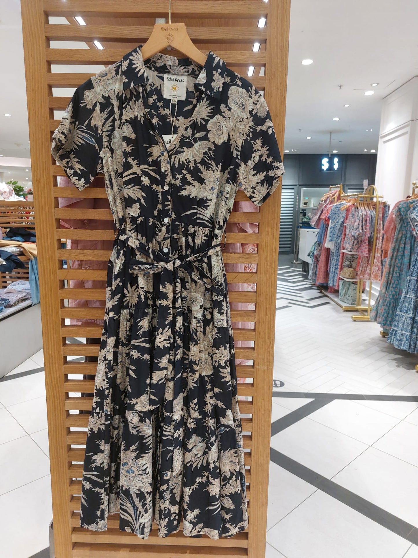 Whitney Shirt Dress - Midnight Black