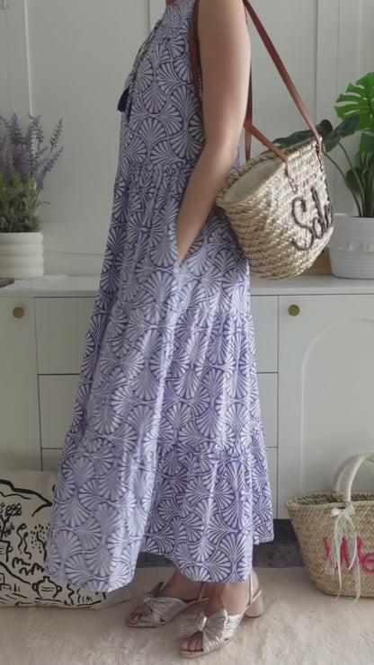 Talia Dress - Brilliant Blue