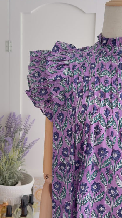 Zoe Dress - Royal Violet